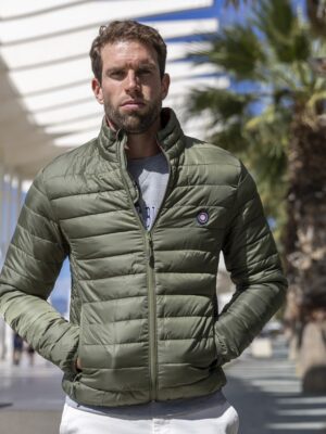 Urban Button CHAQUETA DE HOMBRE ACOLCHADA CON RELLENO TACTO PLUMA S|M|L|XL|XXL|XXXL