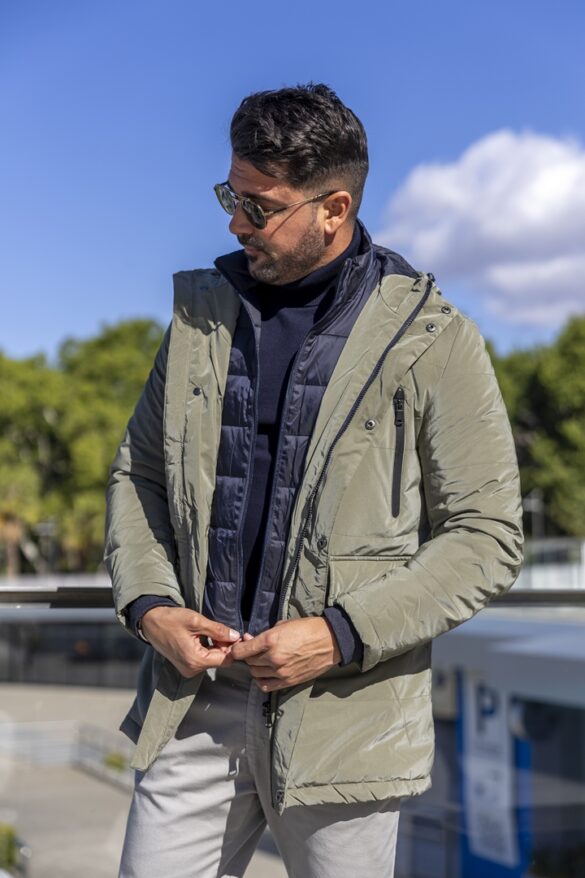 Urban Button CHAQUETA DE HOMBRE CON CHALECO S|M|L|XL|XXL|XXXL