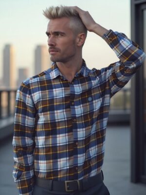 Urban Button Camisa Hombre Bruselas S|M|L|XL|XXL|XXXL