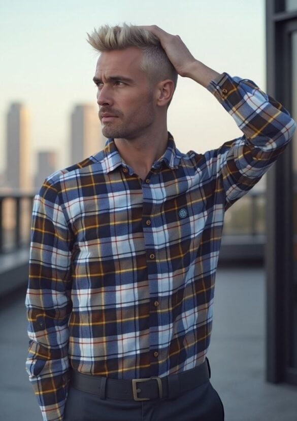 Urban Button Camisa Hombre Bruselas S|M|L|XL|XXL|XXXL