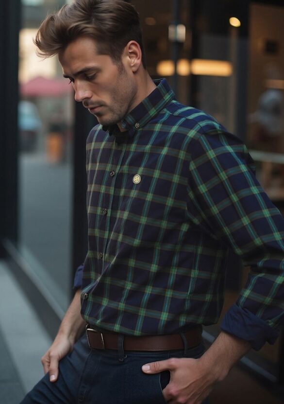Urban Button Camisa Hombre Lisboa S|M|L|XL|XXL|XXXL