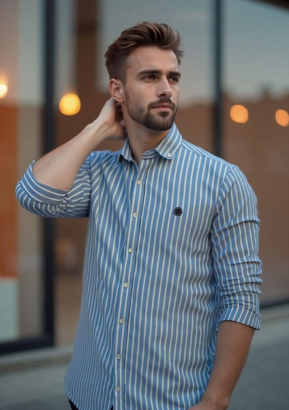 Urban Button Camisa Hombre Los Ángeles S|M|L|XL|XXL|XXXL