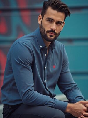 Urban Button Camisa Hombre Miami S|M|L|XL|XXL|XXXL