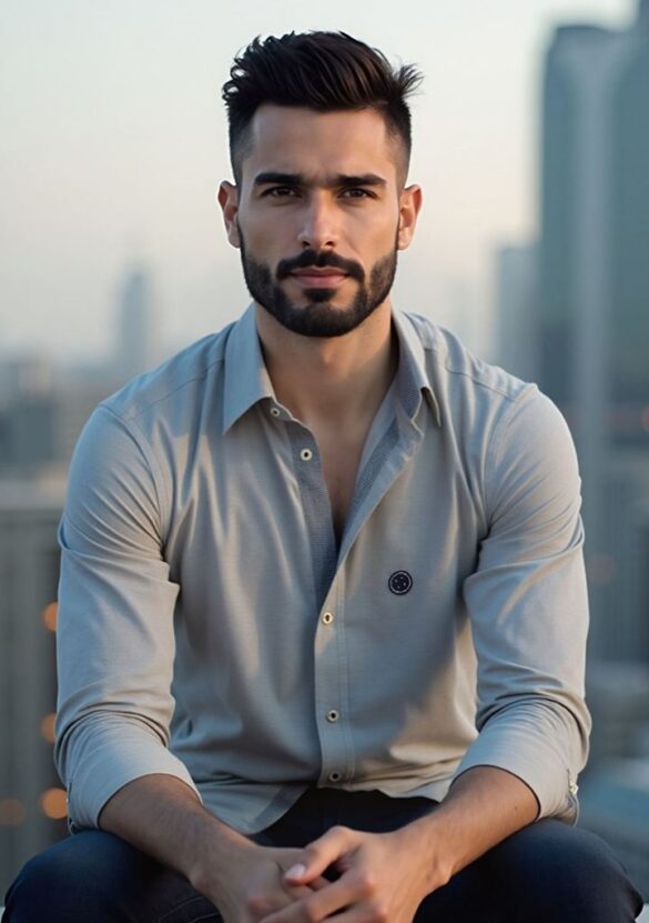 Urban Button Camisa Hombre Pekín S|M|L|XL|XXL|XXXL
