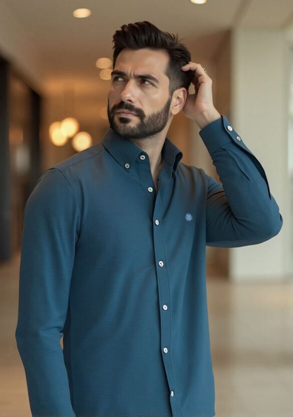 Urban Button Camisa Hombre Viena S|M|L|XL|XXL|XXXL