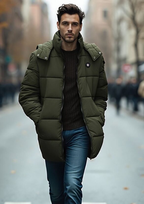 Urban Button Chaqueta Parkacity Larga Con Gorro Desmontable S|M|L|XL|XXL|XXXL