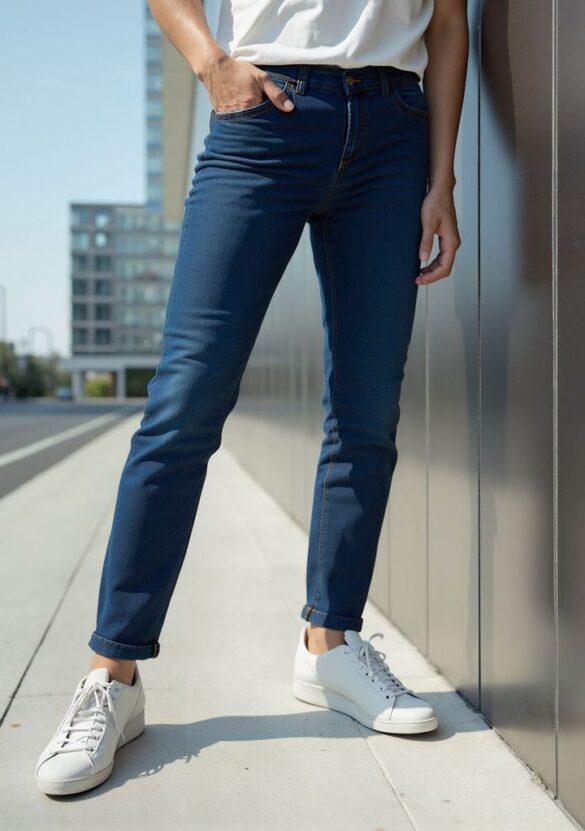 Urban Button Pantalón Denim Hombre Elástico 38|40|42|44|46|48|50|52