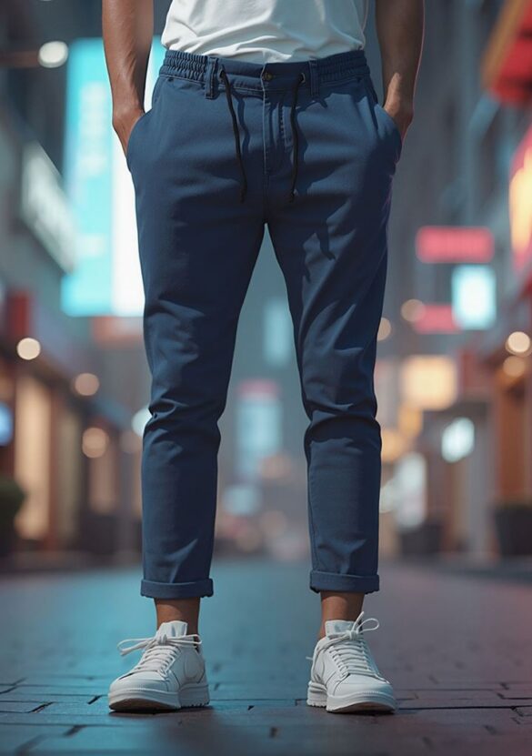 Urban Button Pantalón Vaquero Goma En Cintura 38|40|42|44|46|48|50|52