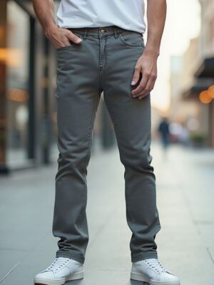 Urban Button Pantalón Vaquero Gris 38|40|42|44|46|48|50|52