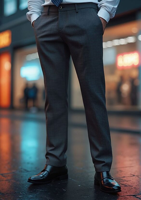 Urban Button Pantalón Vestir Trinchas 38|40|42|44|46|48|50|52