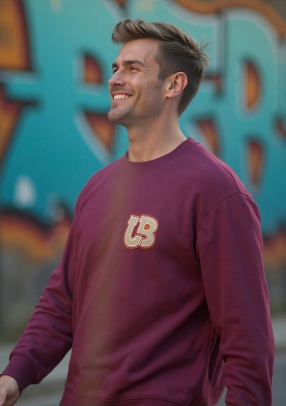 Urban Button Sudadera Hombre Montblanc S|M|L|XL|XXL|XXXL