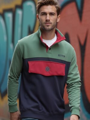 Urban Button Sudadera Hombre Teide S|M|L|XL|XXL|XXXL