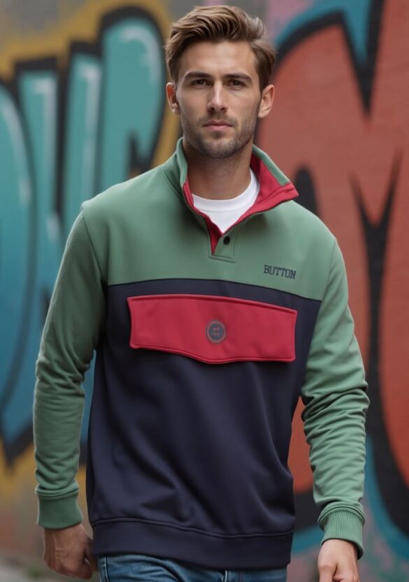 Urban Button Sudadera Hombre Teide S|M|L|XL|XXL|XXXL