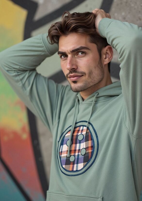 Urban Button Sudadera Hombre k2 S|M|L|XL|XXL|XXXL