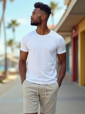 Bermuda Hombre Cintura De Gomas