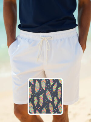 Bañador De Hombre Estampado Plumas