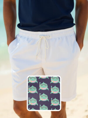 Bañador De Hombre Y Niño Estampado Tiburón