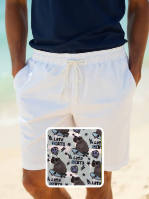 Bañador De Hombre Y Niño Estampado Capibara