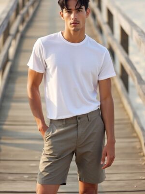 Urban Button Bermuda Hombre Tintada 38|40|42|44|46|48|50|52