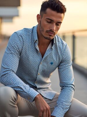 Urban Button Camisa De Hombre Amalfi S|M|L|XL|XXL|XXXL