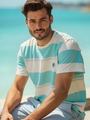 Urban Button Camiseta De Manga Corta Hombre Ancona S|M|L|XL|XXL|XXXL