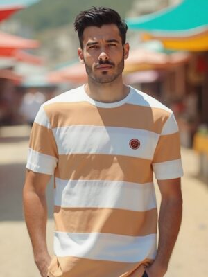 Urban Button Camiseta De Manga Corta Hombre Ancona S|M|L|XL|XXL|XXXL