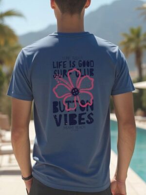 Urban Button Camiseta De Manga Corta Hombre Arezzo S|M|L|XL|XXL|XXXL