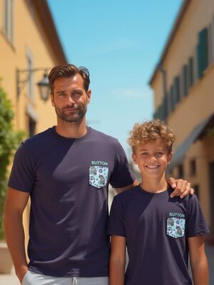 Urban Button Camiseta De Manga Corta Hombre Lecce S|M|L|XL|XXL|XXXL