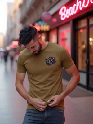 Urban Button Camiseta De Manga Corta Hombre Modena S|M|L|XL|XXL|XXXL