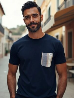 Urban Button Camiseta De Manga Corta Hombre Orvieto S|M|L|XL|XXL|XXXL