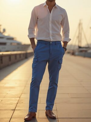 Urban Button Pantalón Chino Cargo 38|40|42|44|46|48|50|52