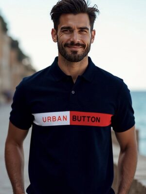 Urban Button Polo De Hombre Salerno S|M|L|XL|XXL|XXXL