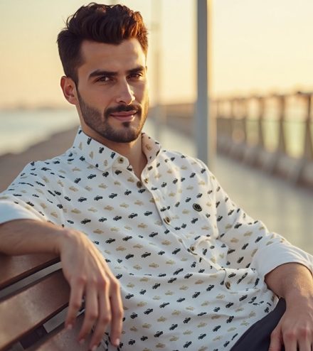 Urban Button Camisa De Hombre Positano S|M|L|XL|XXL|XXXL