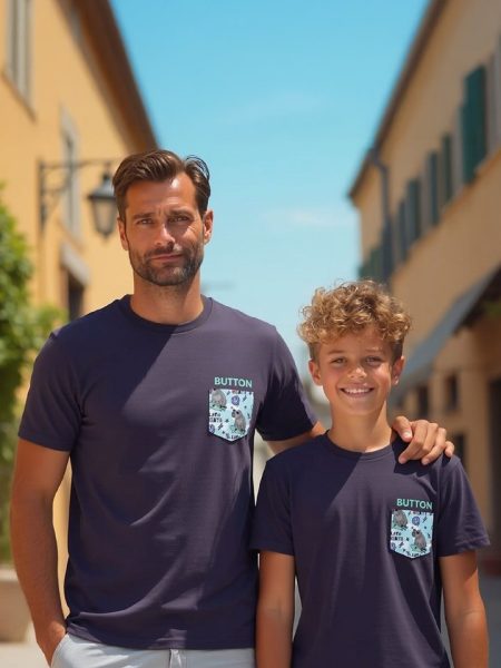 Urban Button Camiseta De Manga Corta Hombre Lecce S|M|L|XL|XXL|XXXL