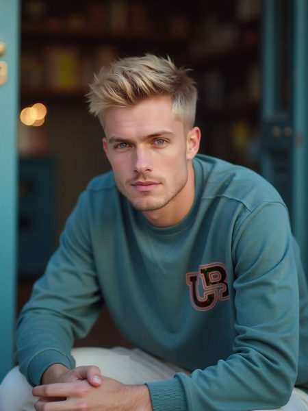 Urban Button Sudadera De Hombre Capri S|M|L|XL|XXL|XXXL