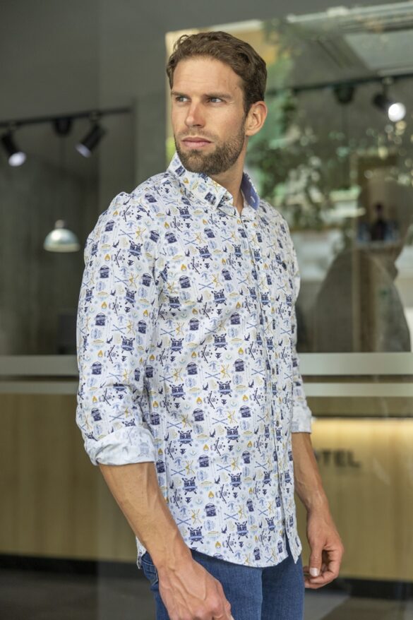 Urban Button CAMISA DE HOMBRE 11 S|M|L|XL|XXL|XXXL