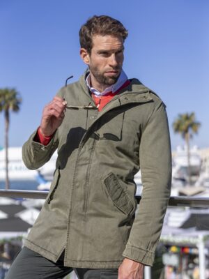 Urban Button CHAQUETA DE HOMBRE LAVADA CON CODERAS S|M|L|XL